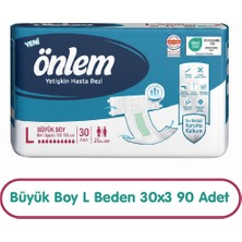 Önlem Hasta Bezi L Beden 30X3 90 Adet