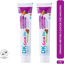 Dkdent Orman Meyveli Florürsüz Çocuk Diş Macunu 50 ml x 2 Adet