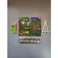 Liva Craft Cardboard Boncuk Işleme Kiti - Manzara 21 x 25 cm