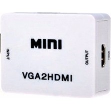 Taplin VGA To HDMI Çevirici Dönüştürücü Adaptör