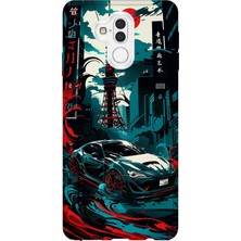 Lelia Huawei Mate 20 Lite Uyumlu Baskılı Şeffaf Telefon Kılıfı | Koleksiyon: Turboline Streetworks