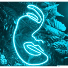 Yarım Yüz Neon LED Tasarımı