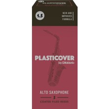 D'addario RRP05ASX150 Plasticover Alto Saksafon Kamışı No: 1.5 (Profesyonel) - 5'li Paket | Plastik Kaplamalı Parlak Pop Tonu ve Dayanıklılık