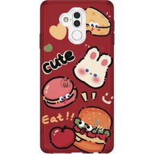 Lelia Huawei Mate 20 Lite Uyumlu Baskılı Şeffaf Telefon Kılıfı | Koleksiyon: Snacktoon Delight