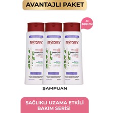 Restorex Speed Strong Saç Dökülmesine Karşı Şampuan 3 x 500 ml