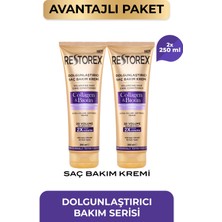 Restorex Kolajen & Biotin Dolgunlaştırıcı Saç Bakım Kremi 2 x 250 ml