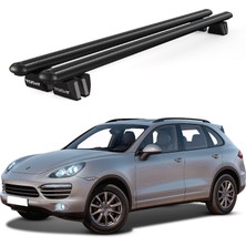 Today Auto Pençe Porsche Cayenne (2010-2017) Uyumlu Siyah Ara Atkı 135CM Port Bagaj Tavan Barı
