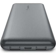 Belkin 10K Usb-A & C 15W 10.000 Mah Taşınabilir Şarj Cihazı Uzay Grisi