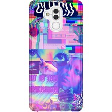 Lelia Huawei Mate 20 Lite Uyumlu Baskılı Şeffaf Telefon Kılıfı | Koleksiyon: Neondream District