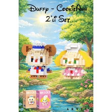 Arvela Bricks Cookie & Duffy Figür Seti - Koleksiyon