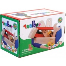 Nasyonel Toys Ahşap Oyuncak Alet Çantası | Eğitici Montessori Tamir Seti 3+ Yaş