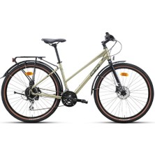 Carraro Sportive 725 27.5" 16 Vites H.disk Fren 430H Şehir & Tur Bisikleti (Lime Yeşil, Koyu Yeşil)