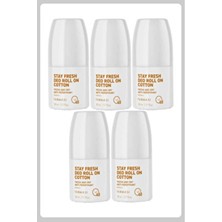 Farmasi Stay Fresh Kadın Cotton Deo Roll On 50 ml 48 Saat Koruma Sağlayan Etkili Deodorant