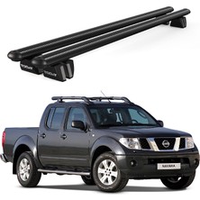Today Auto Pençe Nissan Navara (2005-2014) Uyumlu Siyah Ara Atkı 135CM Port Bagaj Tavan Barı