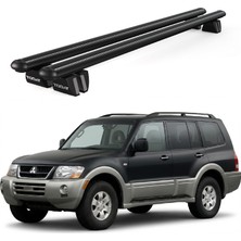 Today Auto Pençe Mitsubishi Montero (1999-2006) Uyumlu Siyah Ara Atkı 135CM Port Bagaj Tavan Barı