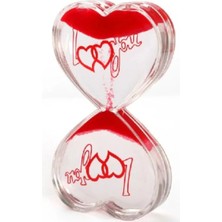 Konyax Kalp Şeklinde Jel Kum Saati