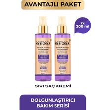 Restorex Kolajen & Biotin Dolgunlaştırıcı Sıvı Saç Kremi 2 x 200 ml