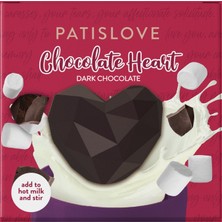 Patiswiss Patislove Heart Chocolate Bomb – Marshmallow Dolgulu Kalp Sıcak Çikolata, 35G