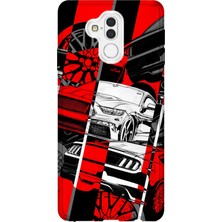 Lelia Huawei Mate 20 Lite Uyumlu Baskılı Şeffaf Telefon Kılıfı | Koleksiyon: Turboline Streetworks