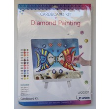 Liva Craft Cardboard Boncuk Işleme Kiti - Balık 21 x 25 cm