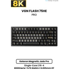 Meyer Gaming Vgn Flash 75HE Pro Alüminyum Hall Effect Rapid Trigger Mekanik Klavye