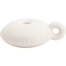 Candy-Bone Matte Kırık Beyaz Seramik Mumluk