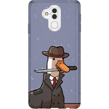 Lelia Huawei Mate 20 Lite Uyumlu Baskılı Şeffaf Telefon Kılıfı | Koleksiyon: Memecraft Studio