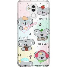 Lelia Huawei Mate 20 Lite Uyumlu Baskılı Şeffaf Telefon Kılıfı | Koleksiyon: Cute Animals