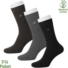 Savage Bambu Erkek Soket Çorap - 3 Çift - Dikişsiz - Biga - 17619 - Set 2