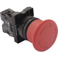 Universal 40MM Kafa Pls.mantar Buton 1nc Acil Stop
