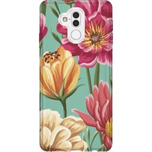 Lelia Huawei Mate 20 Lite Uyumlu Baskılı Şeffaf Telefon Kılıfı | Koleksiyon: Floraluxe Botanica