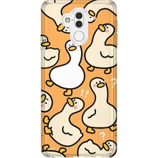 Lelia Huawei Mate 20 Lite Uyumlu Baskılı Şeffaf Telefon Kılıfı | Koleksiyon: Memecraft Studio