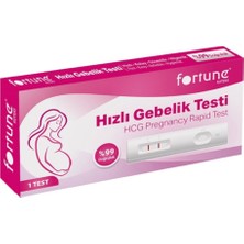 Fortune Gebelik Testi Hamilelik Testi % 99 Kesin Sonuç 1 Adet