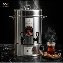 Ask Armağan 120 Bardak Semaver Çay Otomatı