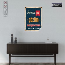 Akıllı Kağıt Statik Tutunma Özellikli Tablo - Poster Mizah (Model -18)