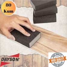 mobilyap Dayson 80 Sünger Zımpara Ahşap Mobilya Çik Metal Tencere Tava Hobi Takoz Zımparası Islak Kuru