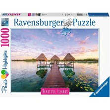 Aesco 169085 Adalar Puzzle, 1000 Parça, Çok Renkli