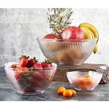 Aesco Depa-Ews 6763 Barok Şeffaf Akrilik Ufak Kare Kase,tekli