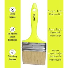 Aesco Boya Fırçası [no: 4 (10 Cm), Kestirme Lüks]