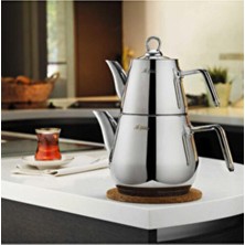 Aryıldız Solid Çaydanlık Takım Orta Teapot Dayanıklı Malzeme Enerji Tasarruflu Geleneksel Tasarım