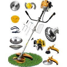 Pro Müller Alman ML-1800  Yan Tip Benzinli Motorlu Ot Çalı Tırpanı Çim Biçme Makinesi