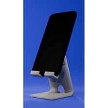Cuboid 3D Masaüstü Telefon Tutacağı Telefon Standı Renkli Akrobat Gri Belirtilmemiş Torpido Üstü Plastik Tr