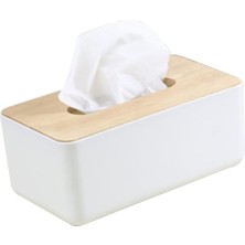 Aesco Ahşap Kağıt Havlu Kutusu, Kağıt Havlu Tutacağı, Mendil Mutfak Kağıdı Kutusu