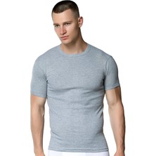 Gümüş 4050  3 'lü Erkek Spor Kollu Fanila