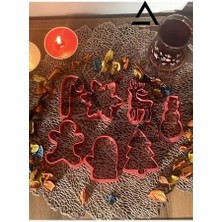 Aesco Yılbaşı Temalı Kurabiye Kalıbı Seti (7 Adet)