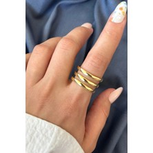 Leo'Stone Yeni Sezon Quadra Tasarım Ayarlanabilir Kadın Yüzük