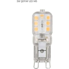 Osaka Light 3W = 25W Eşdeğer 3000 Kelvin Gün Işığı Açık Sarı Şeffaf G9 Duylu 200 Lümen A Enerji LED Kapsul Ampul