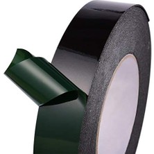 Aesco Çift Taraflı Köpük Bant Eva Montaj Bandı Siyah 25 mm x 10 Metre