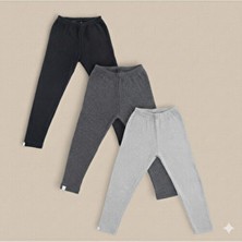 Fam 3’lü Şardonlu Unisex Çocuk Mevsimlik Alt Giyim Seti – Dışarıda Şık, Evde Rahat!