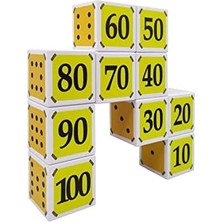 Aesco Manyetik Sayılar - 10 Mıknatıslı Küp